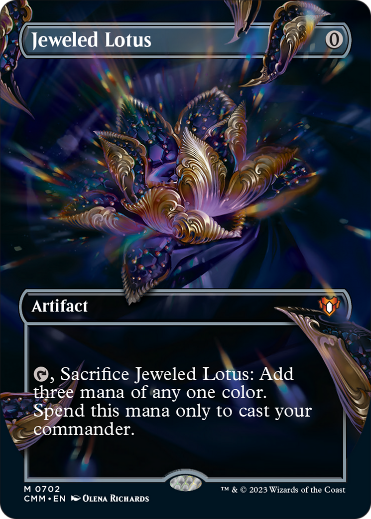 Jeweled Lotus (Borderless Frame Break) [Commander Masters] | Good Games North
