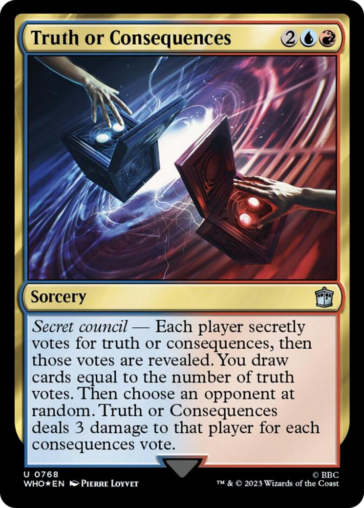 Truth or Consequences (Surge Foil) [Doctor Who] | Good Games North