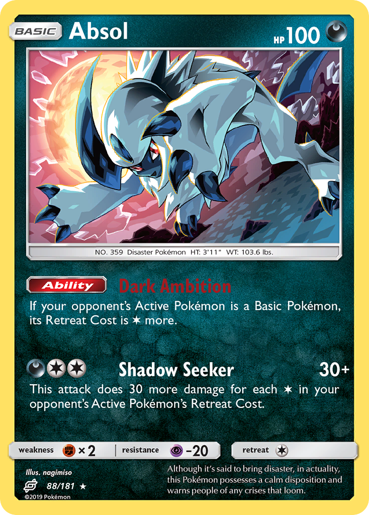 Absol (88/181) [Sun & Moon: Team Up] | Good Games North