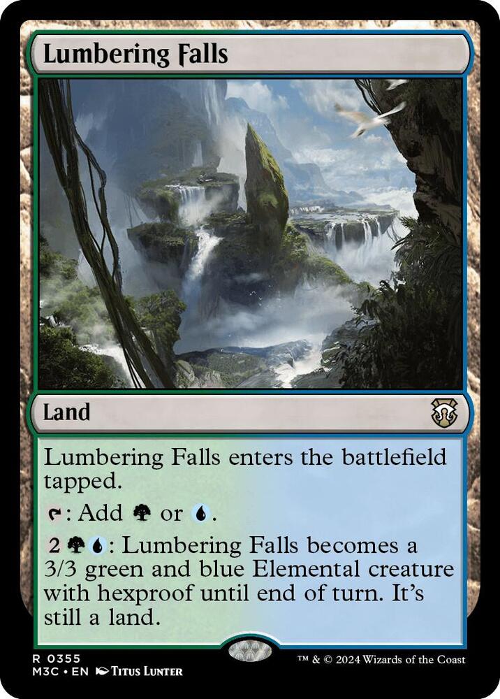 Lumbering Falls 355/411 (Commander: Modern Horizons 3)  - Ripple Foil | Good Games North
