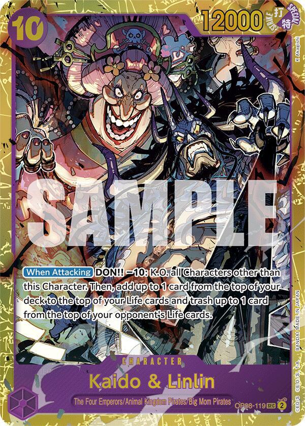 Kaido & Linlin OP08-119 (Two Legends)  - Foil | Good Games North