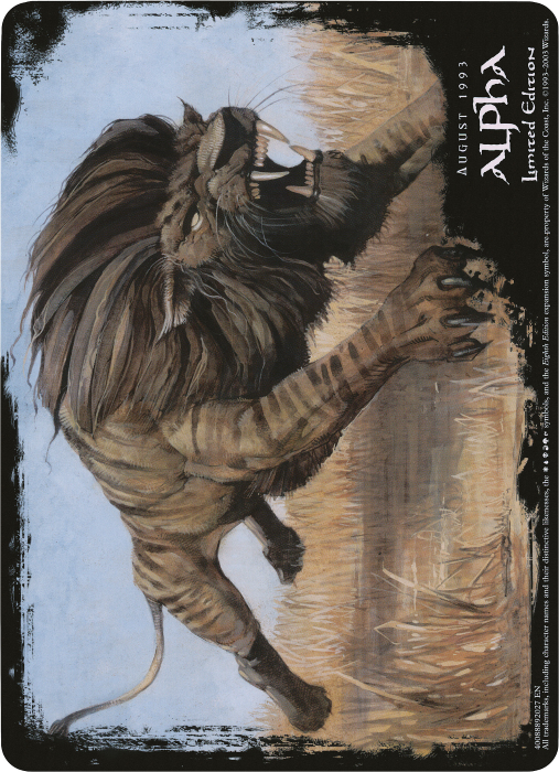 Savannah Lions (Oversized) [Eighth Edition Box Topper] | Good Games North