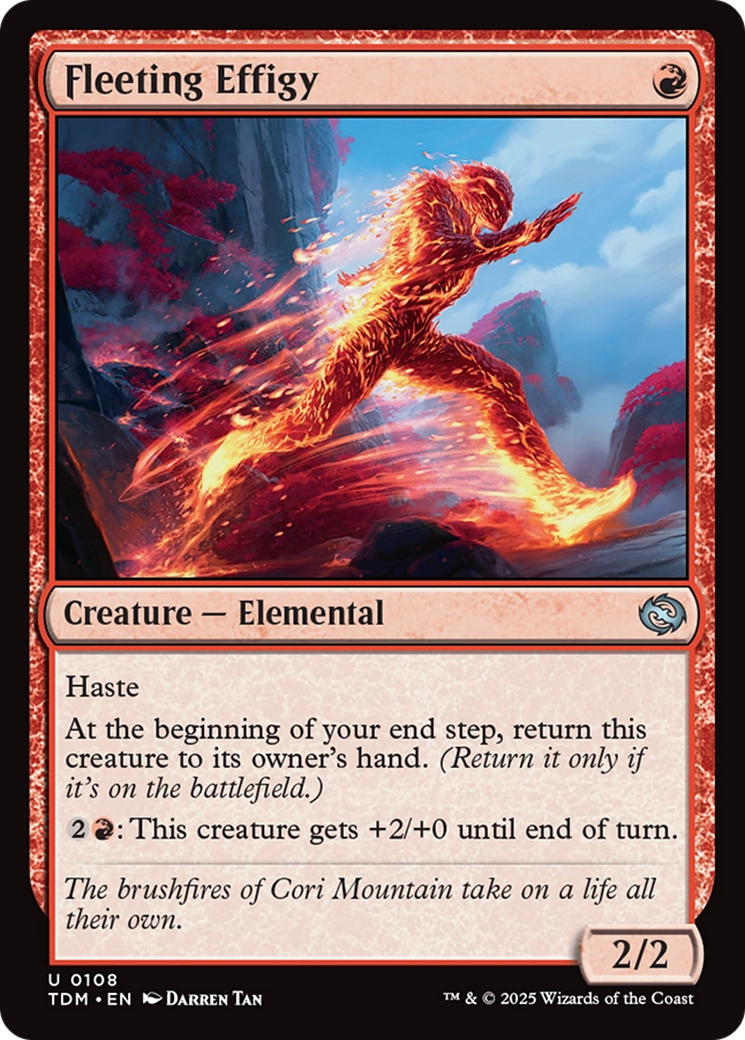 Fleeting Effigy [Tarkir: Dragonstorm] | Good Games North