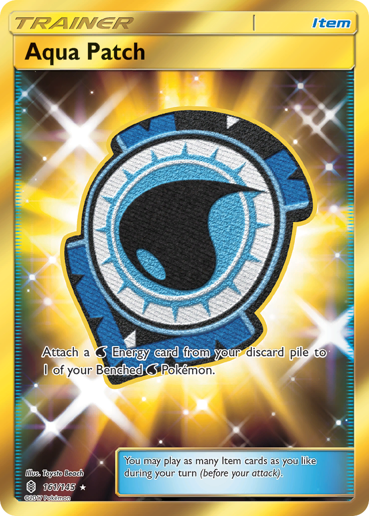 Aqua Patch (161/145) [Sun & Moon: Guardians Rising] | Good Games North