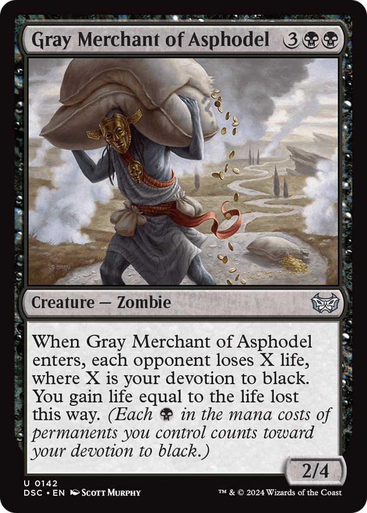 Gray Merchant of Asphodel [Duskmourn: House of Horror Commander] | Good Games North