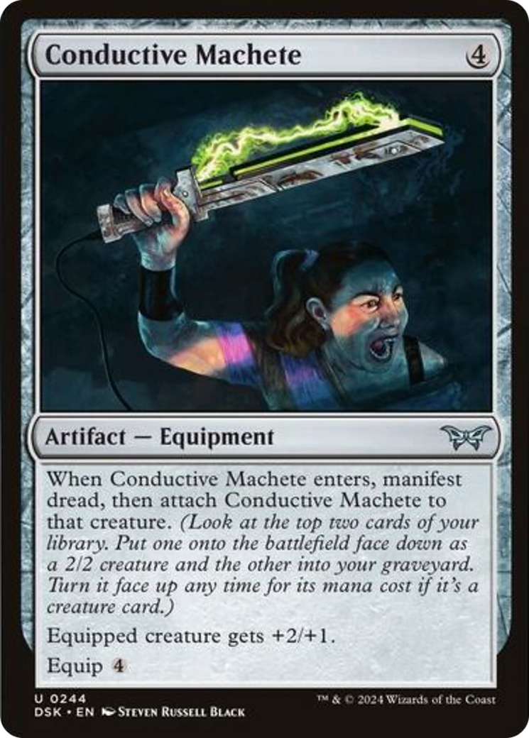 Conductive Machete [Duskmourn: House of Horror] | Good Games North