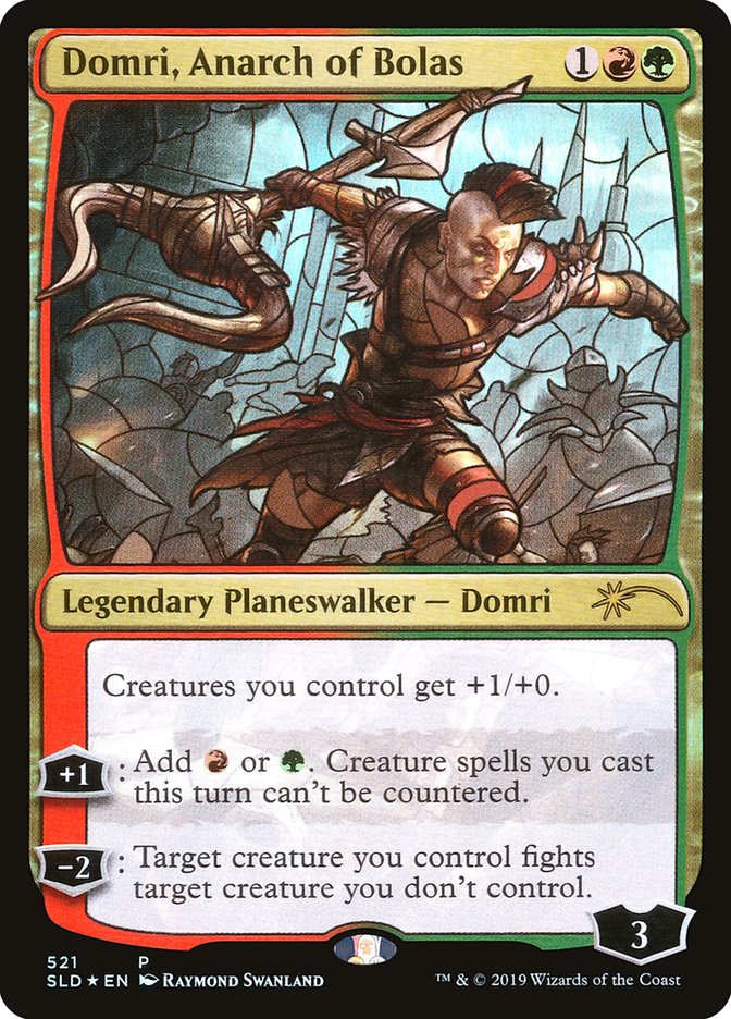 Domri, Anarch of Bolas (Stained Glass) [Secret Lair Drop Promos] | Good Games North