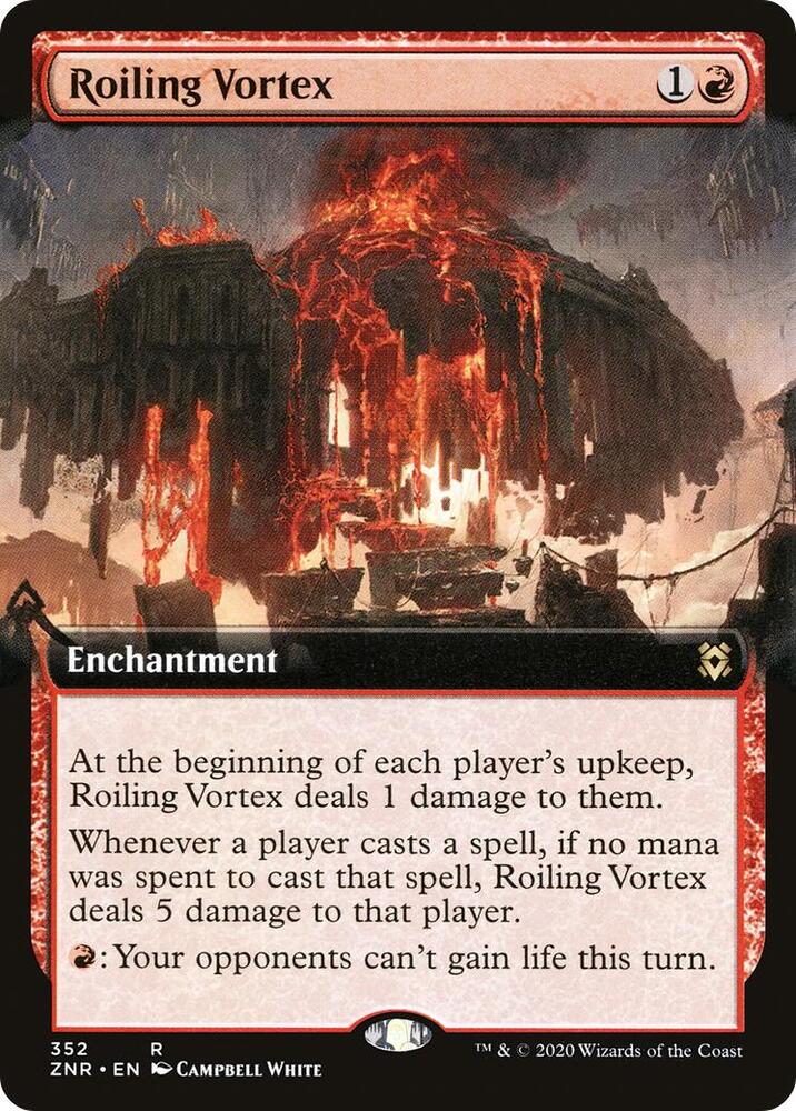 Roiling Vortex Extended Art (Zendikar Rising)  - undefined | Good Games North