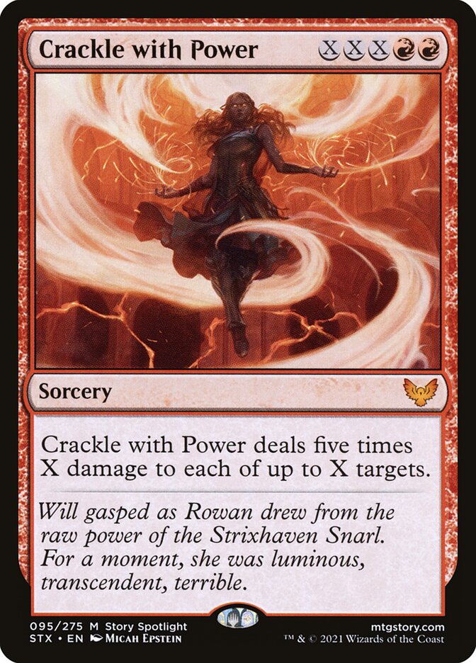 Crackle with Power (Strixhaven: School of Mages)  - Foil | Good Games North