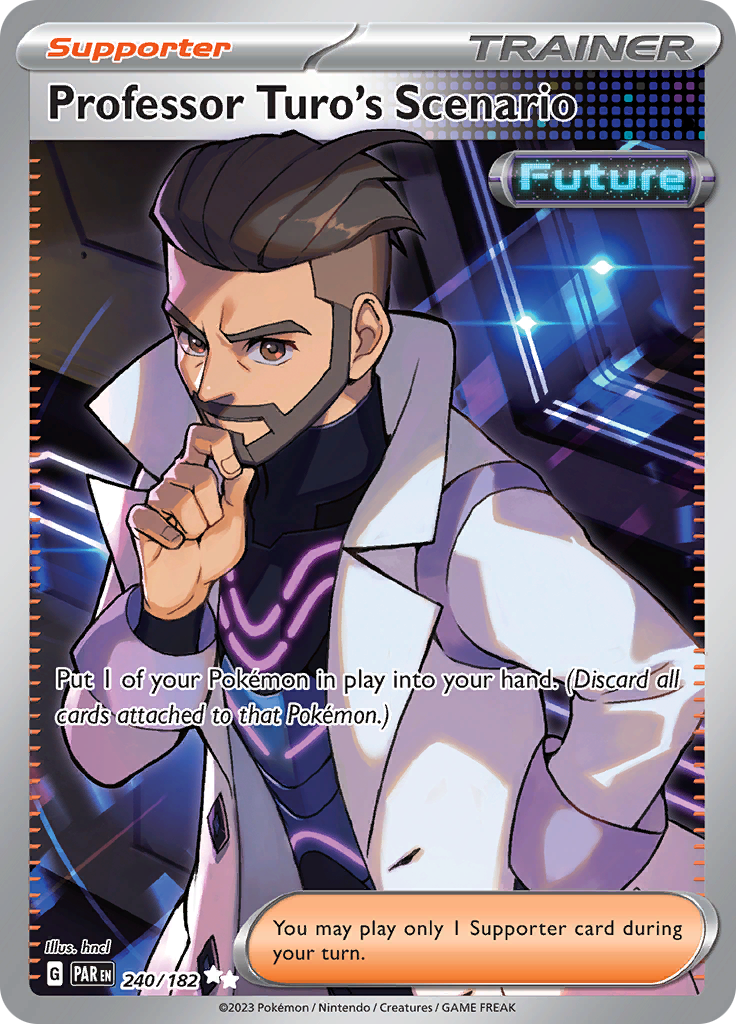 Professor Turo's Scenario (240/182) [Scarlet & Violet: Paradox Rift] | Good Games North