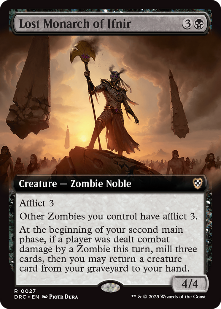 Lost Monarch of Ifnir (Extended Art) [Aetherdrift Commander] | Good Games North
