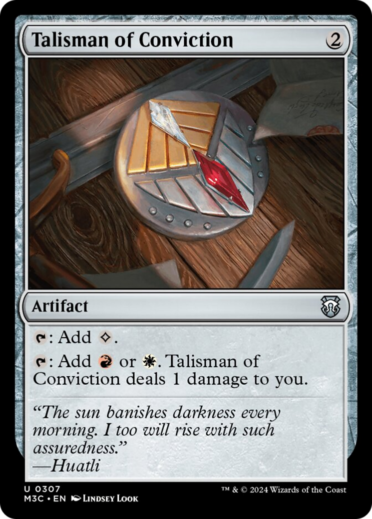 Talisman of Conviction [Modern Horizons 3 Commander] | Good Games North