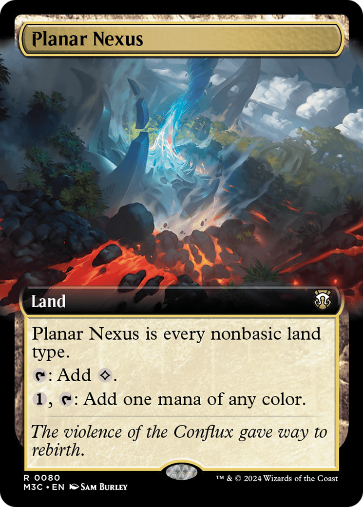 Planar Nexus (Extended Art) (Ripple Foil) [Modern Horizons 3 Commander] | Good Games North