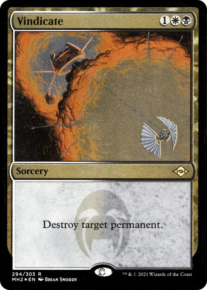 Vindicate Foil Etched 294 (Modern Horizons 2)  - Foil | Good Games North
