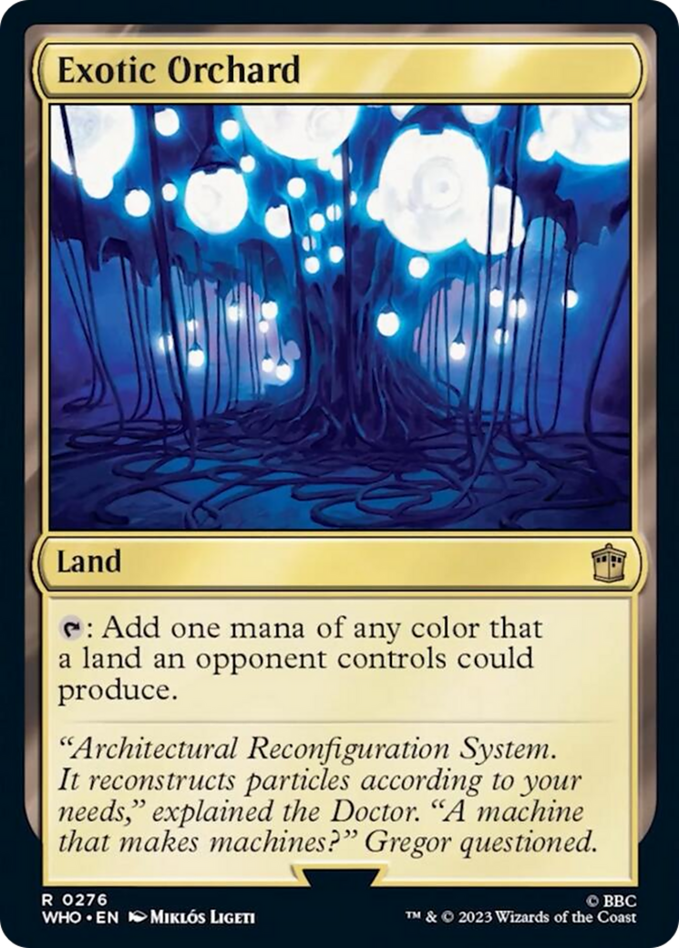 Exotic Orchard [Doctor Who] | Good Games North