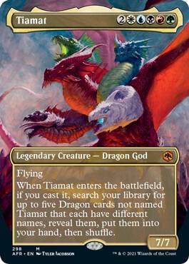 Tiamat Borderless 298/281 (Adventures in the Forgotten Realms)  | Good Games North