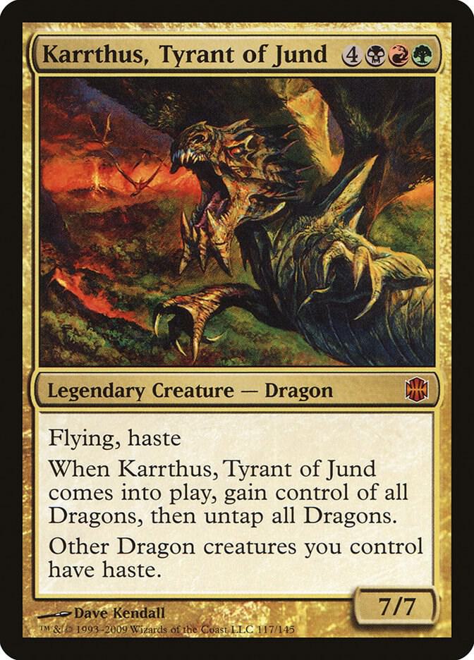 Karrthus, Tyrant of Jund 117 (Alara Reborn)  - Foil | Good Games North