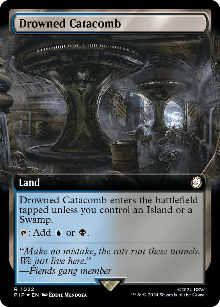 Drowned Catacomb (Extended Art) (Surge Foil) [Fallout] | Good Games North