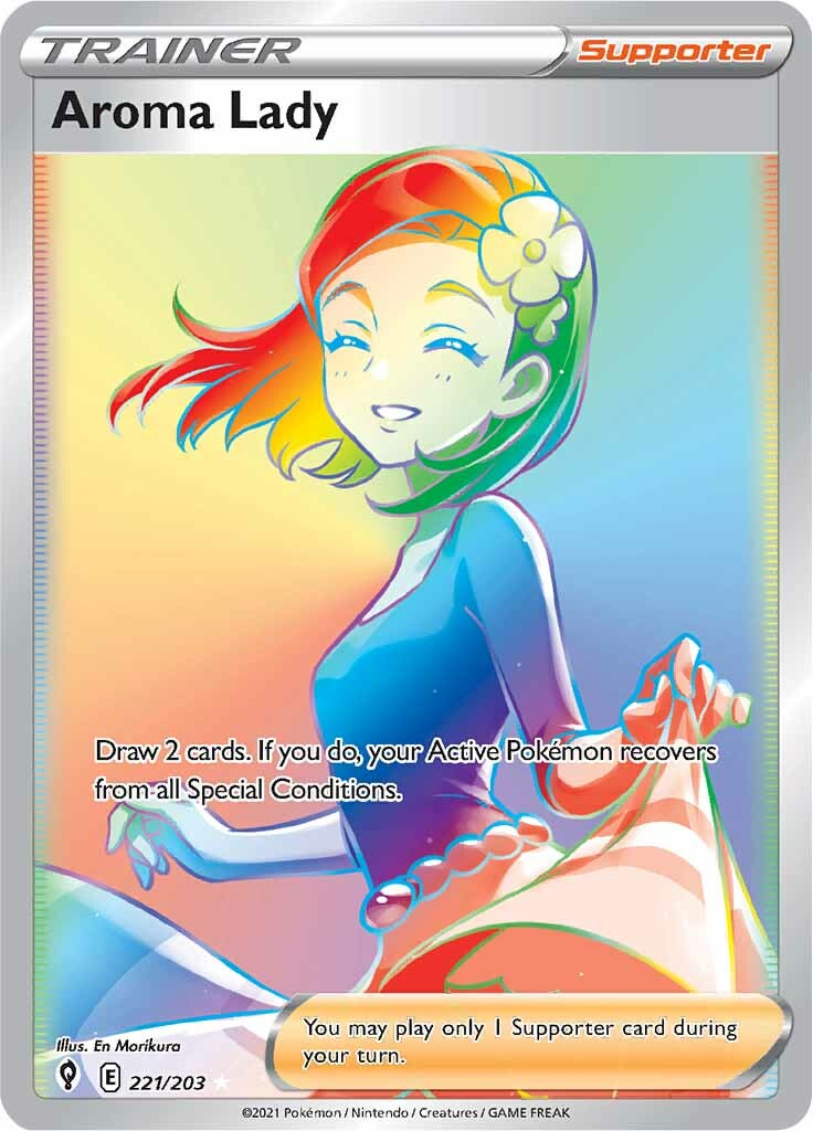 Aroma Lady (221/203) [Sword & Shield: Evolving Skies] | Good Games North