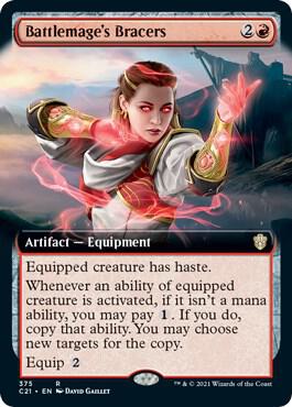 Battlemages Bracers Extended Art (Commander 2021)  | Good Games North