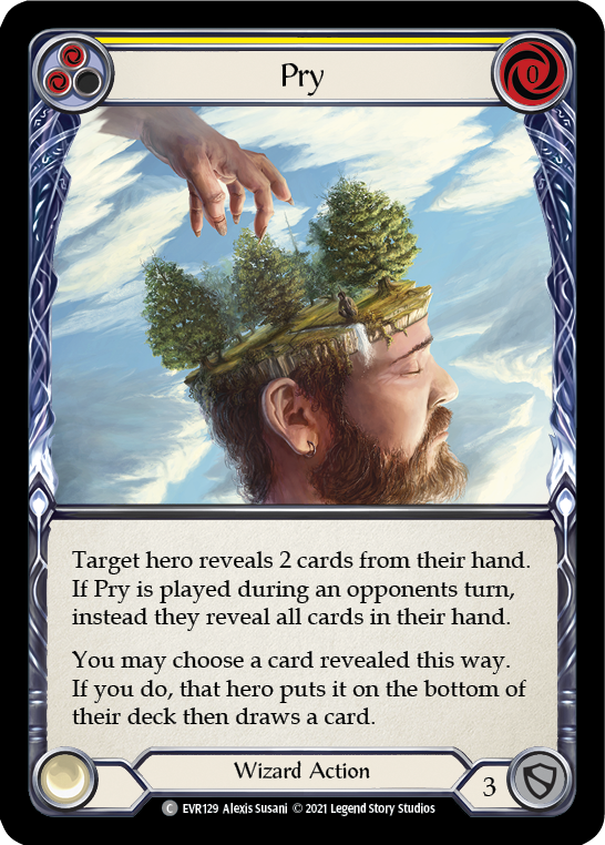 Pry (Yellow) [EVR129] (Everfest)  1st Edition Normal | Good Games North