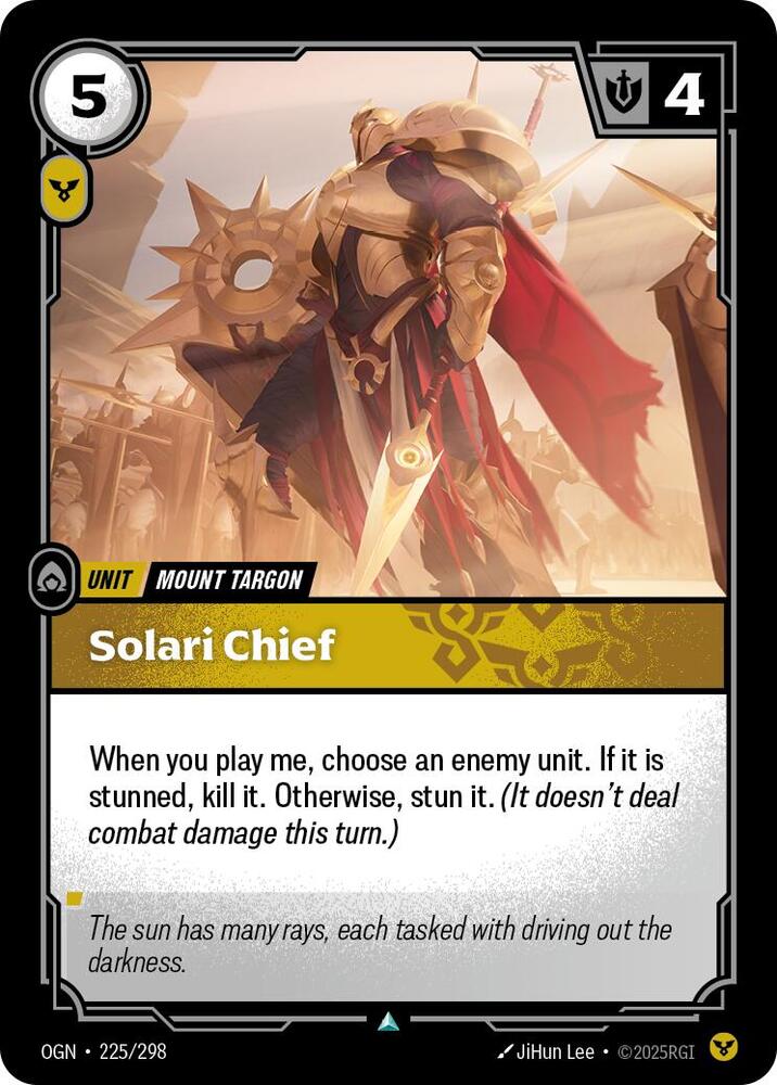 Solari Chief (Origins)  | Good Games North