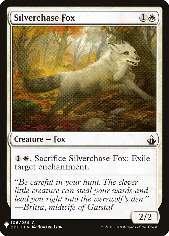 Silverchase Fox [Mystery Booster] | Good Games North