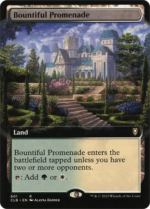 Bountiful Promenade Extended Art 601 (Commander Legends: Battle for Baldur's Gate)  | Good Games North