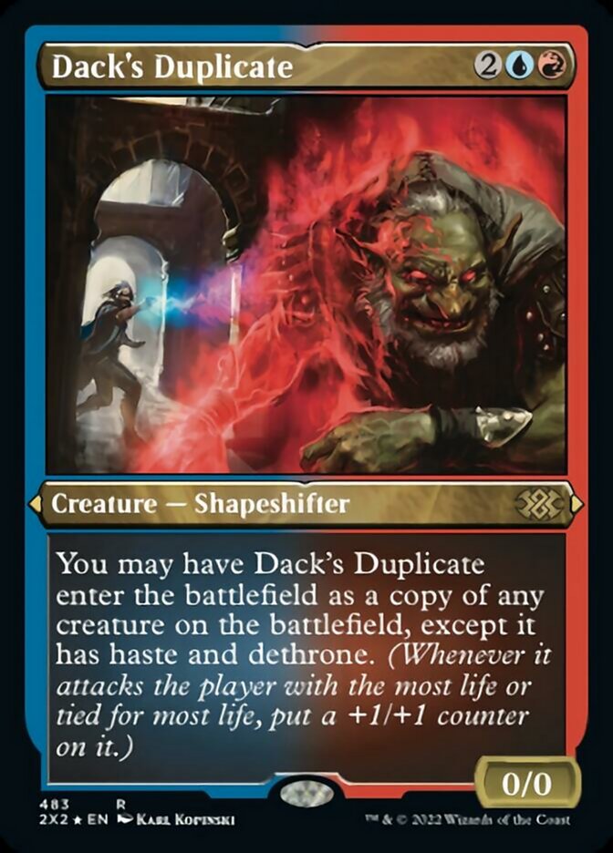 Dack's Duplicate (Foil Etched) [Double Masters 2022] | Good Games North