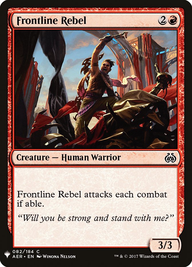 Frontline Rebel [Mystery Booster] | Good Games North