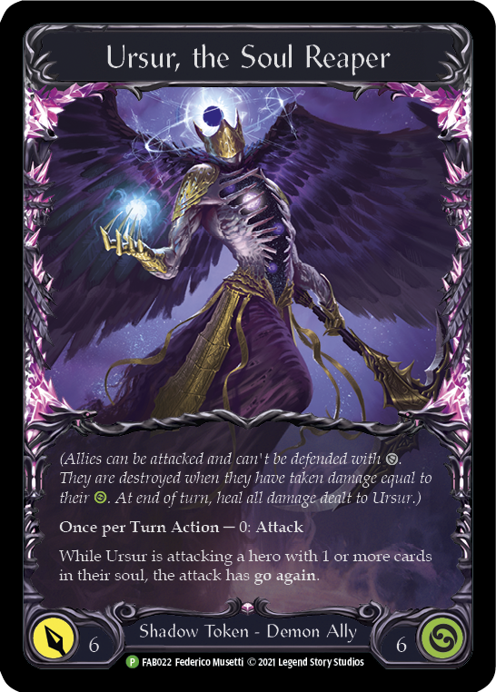 Ursur, the Soul Reaper [FAB022] (Promo)  Cold Foil | Good Games North