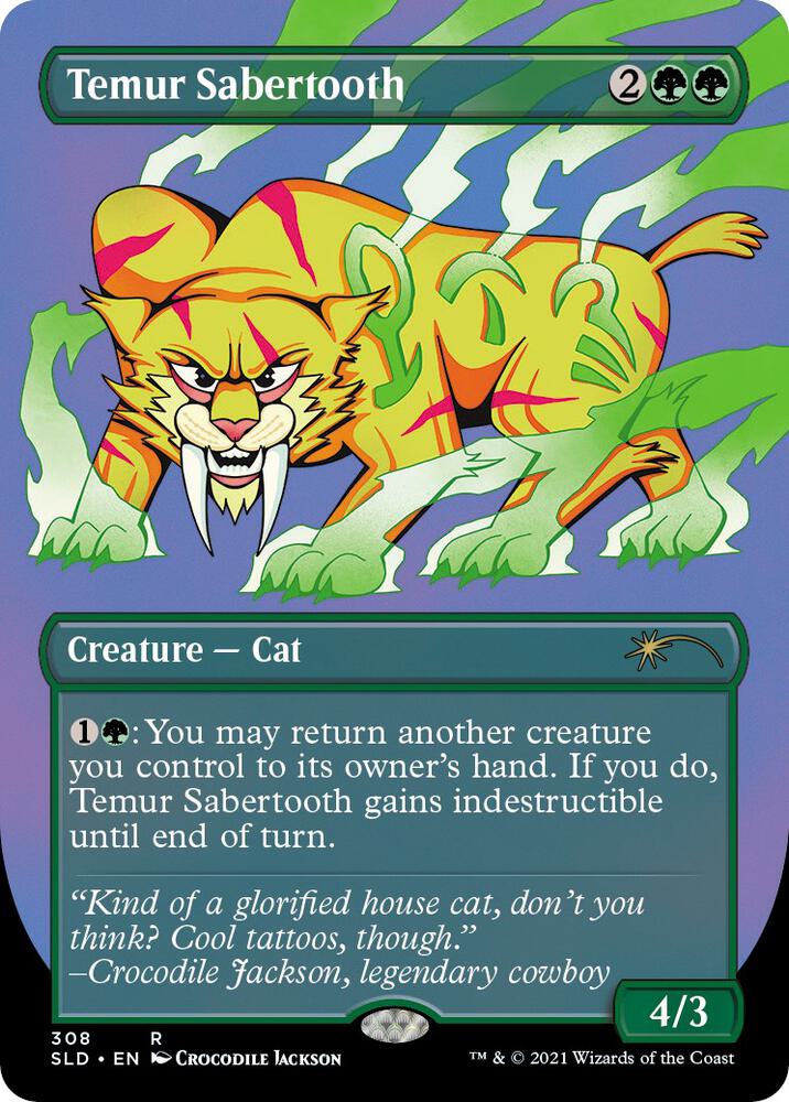 Temur Sabertooth (Secret Lair Drop Series)  | Good Games North
