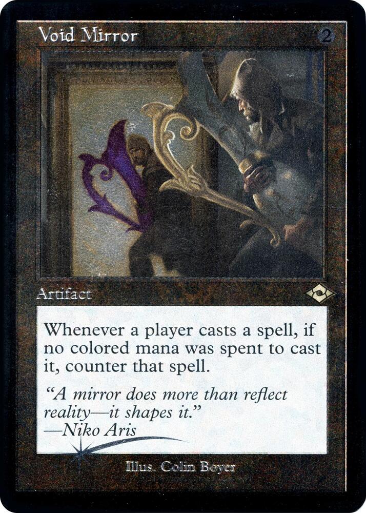 Void Mirror Retro Frame Foil Etched (Modern Horizons 2)  - Foil | Good Games North