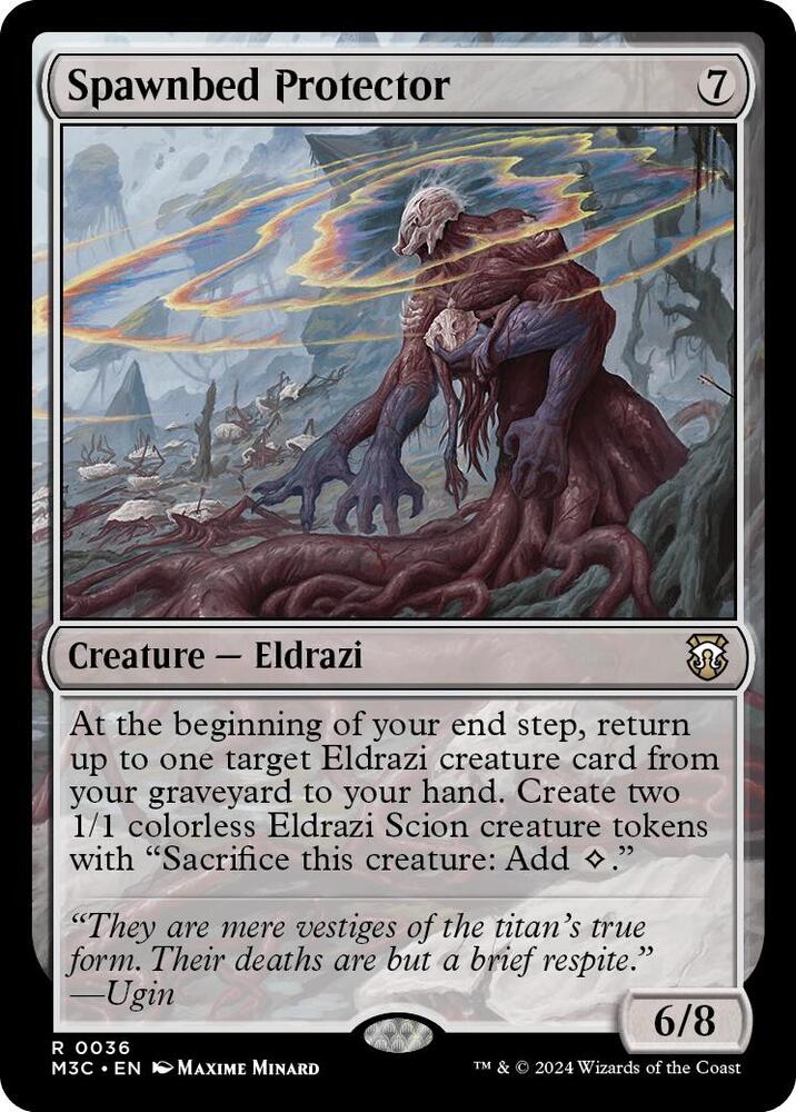 Spawnbed Protector 36/411 (Commander: Modern Horizons 3)  - Ripple Foil | Good Games North