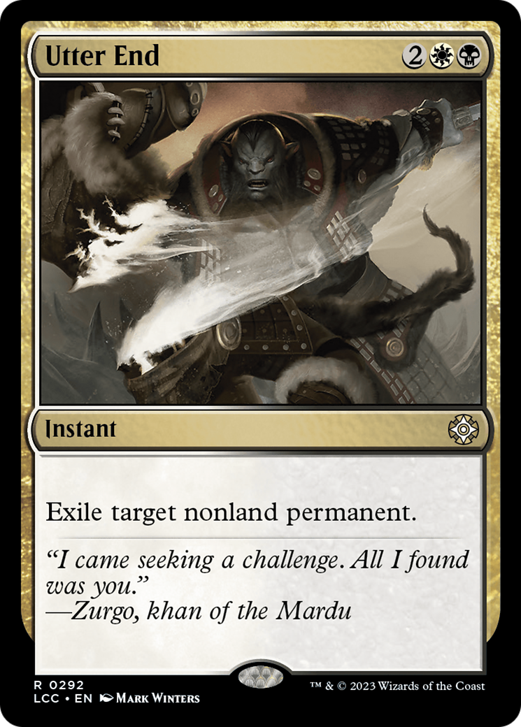 Utter End [The Lost Caverns of Ixalan Commander] | Good Games North