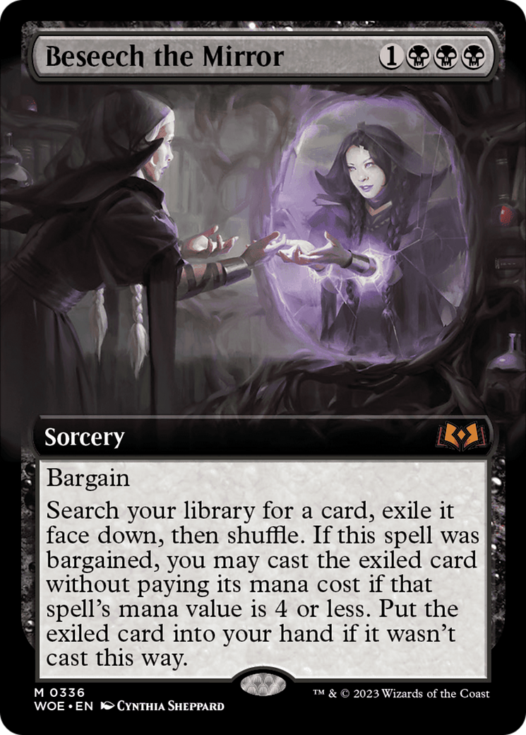 Beseech the Mirror (Extended Art) [Wilds of Eldraine] | Good Games North
