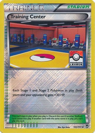 Training Center (102/111) (League Promo) [XY: Furious Fists] | Good Games North