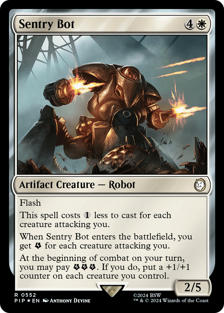 Sentry Bot (Surge Foil) [Fallout] | Good Games North