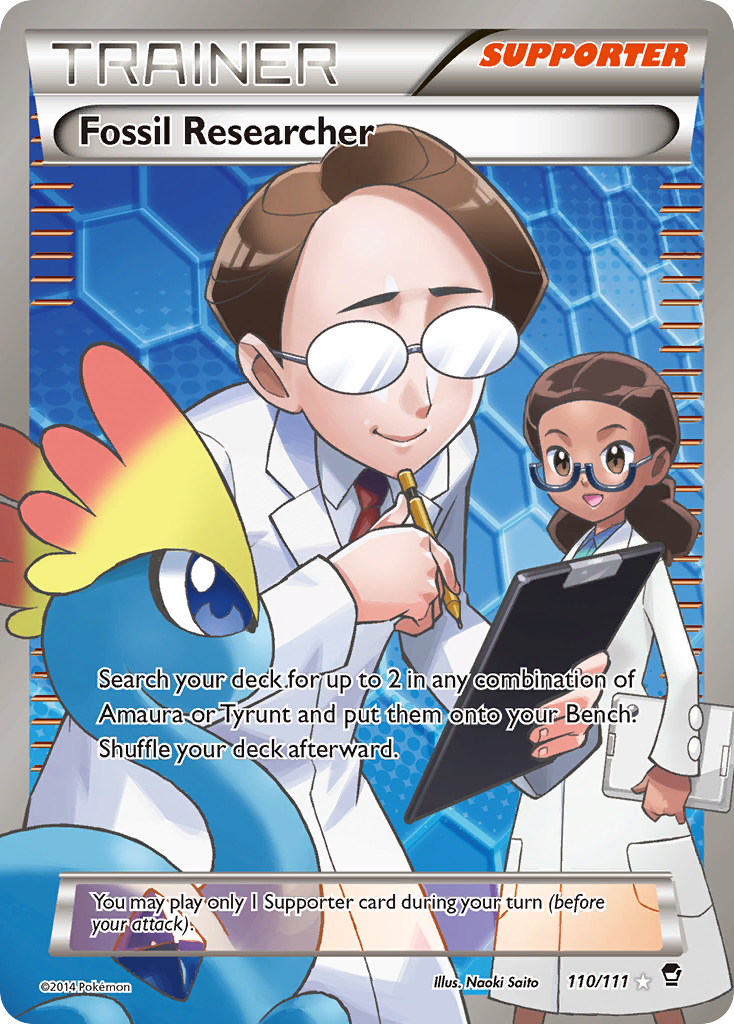 Fossil Researcher (110/111) [XY: Furious Fists] | Good Games North