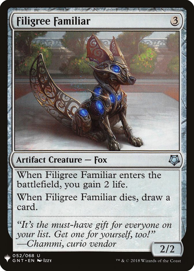 Filigree Familiar [Mystery Booster] | Good Games North