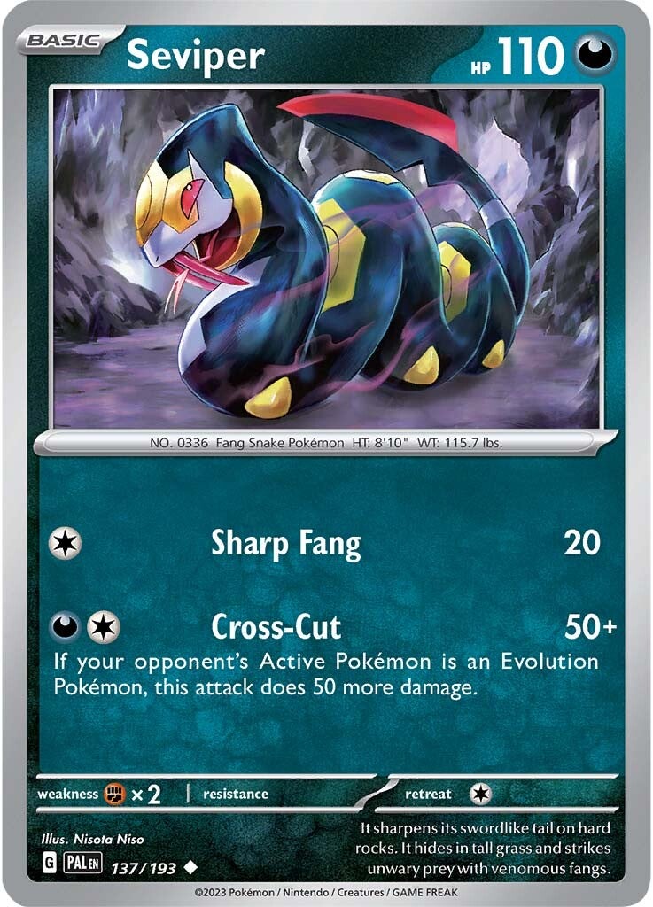 Seviper (137/193) [Scarlet & Violet: Paldea Evolved] | Good Games North