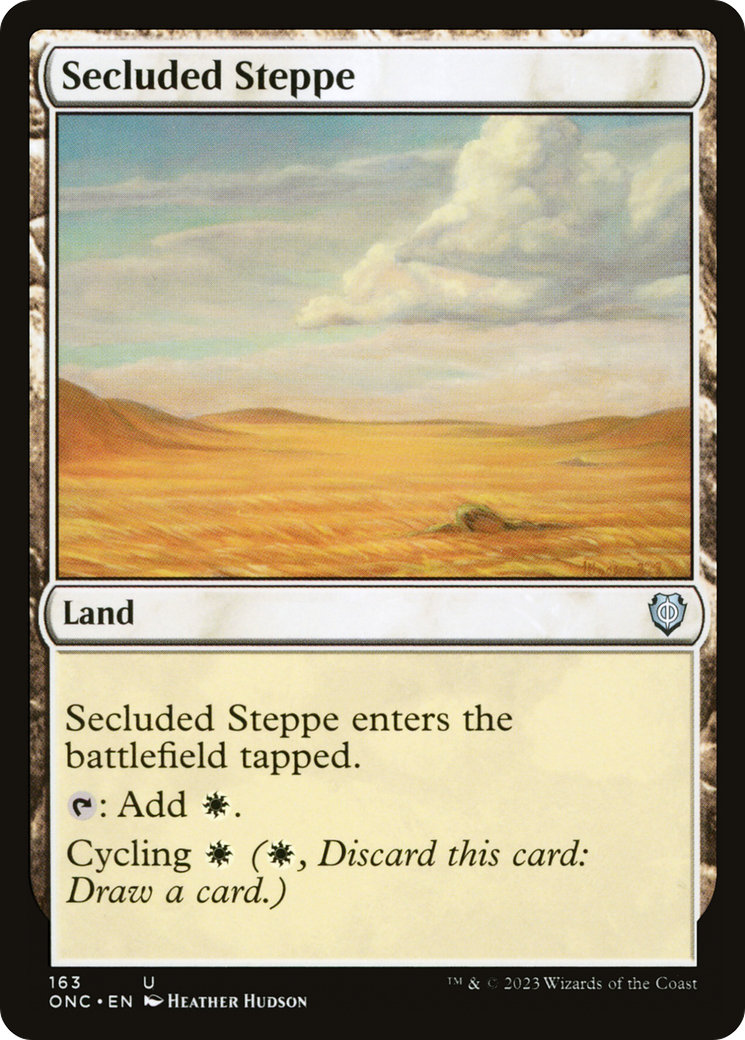 Secluded Steppe [Phyrexia: All Will Be One Commander] | Good Games North