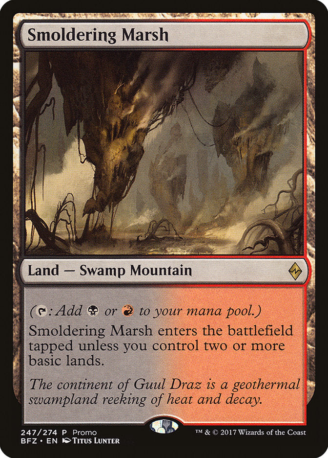 Smoldering Marsh (Promo) [Standard Showdown Promos] | Good Games North