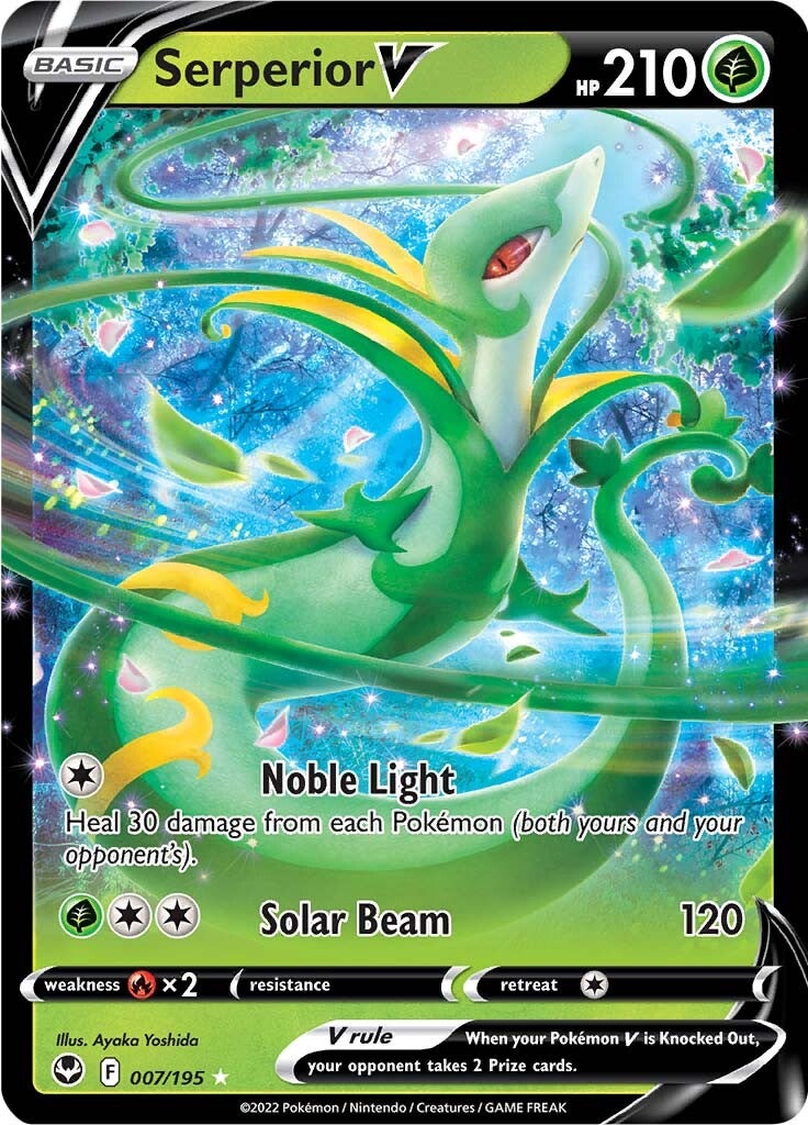 Serperior V (007/195) [Sword & Shield: Silver Tempest] | Good Games North
