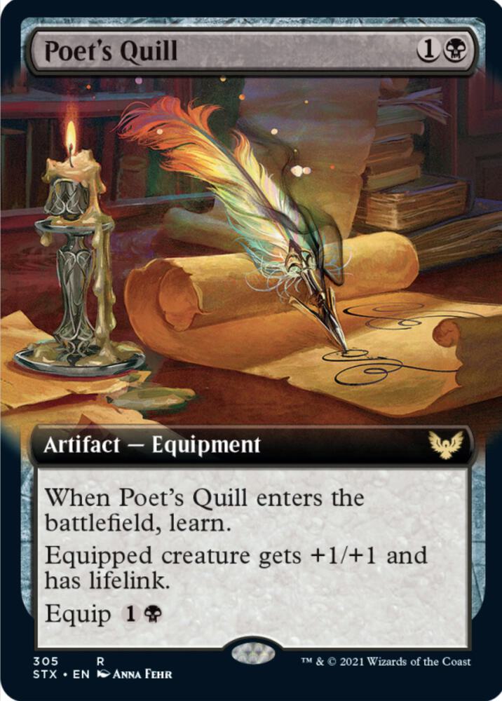 Poets Quill Extended Art 305 (Strixhaven: School of Mages)  | Good Games North