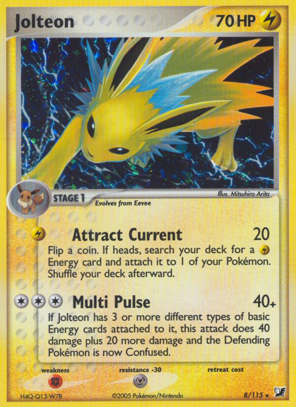Jolteon (8/115) [EX: Unseen Forces] | Good Games North