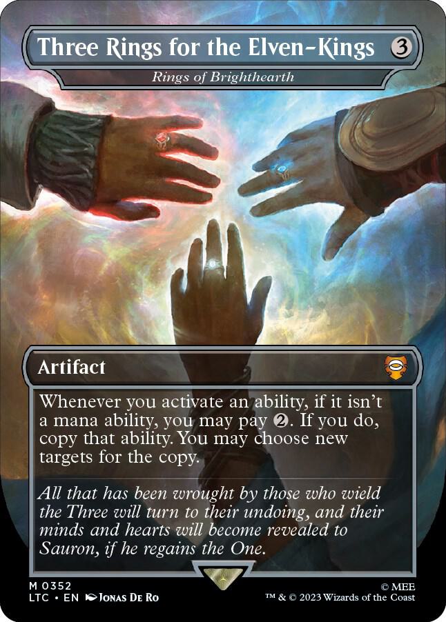 Three Rings for the Elven Kings Rings of Brighthearth (Commander: The Lord of the Rings: Tales of Middle-earth)  | Good Games North
