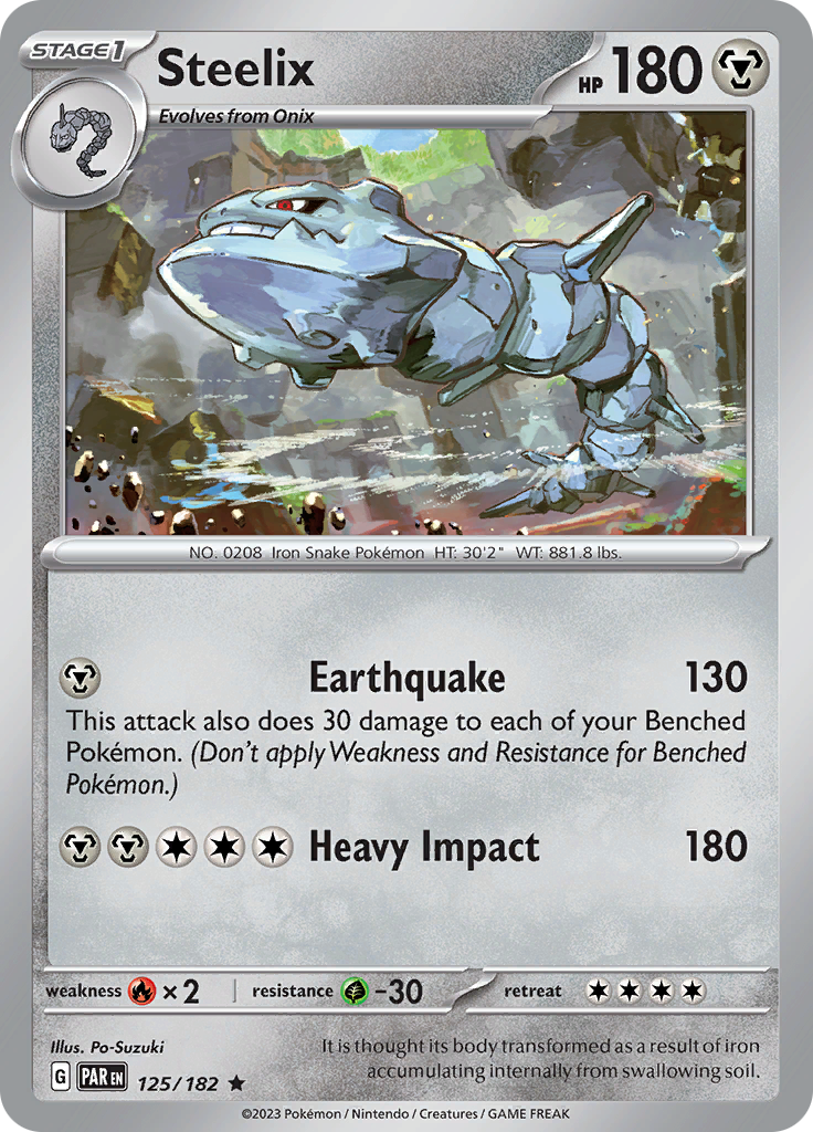 Steelix (125/182) [Scarlet & Violet: Paradox Rift] | Good Games North