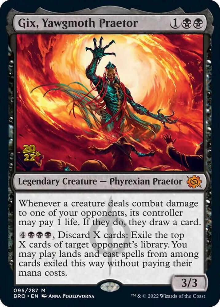 Gix Yawgmoth Praetor (Prerelease Cards)  - Foil | Good Games North
