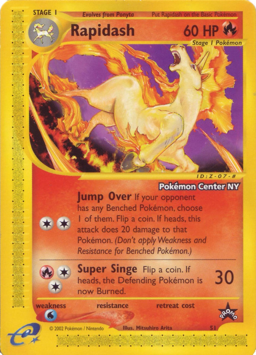 Rapidash (51) (Pokemon Center NY Promo) [Wizards of the Coast: Black Star Promos] | Good Games North